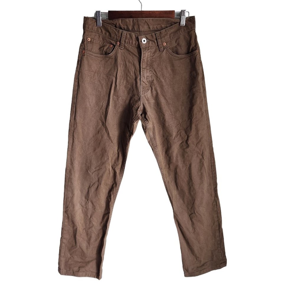 Buck Mason Pants Men's 31x29 Olive Green Roper Twill Ford Standard Jean
